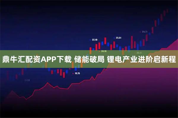 鼎牛汇配资APP下载 储能破局 锂电产业进阶启新程